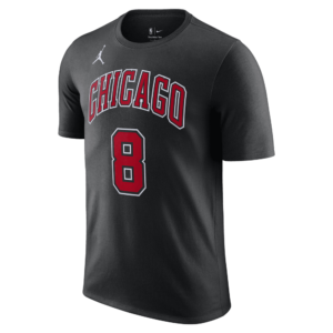 Nike Nba Chicago Bulls Name & Number Tee Zach Lavine #8