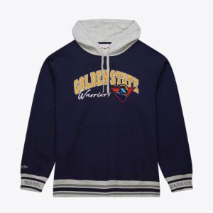 Mitchell & Ness Nba Golden State Warriors Premium Vintage Fleece Hoodie