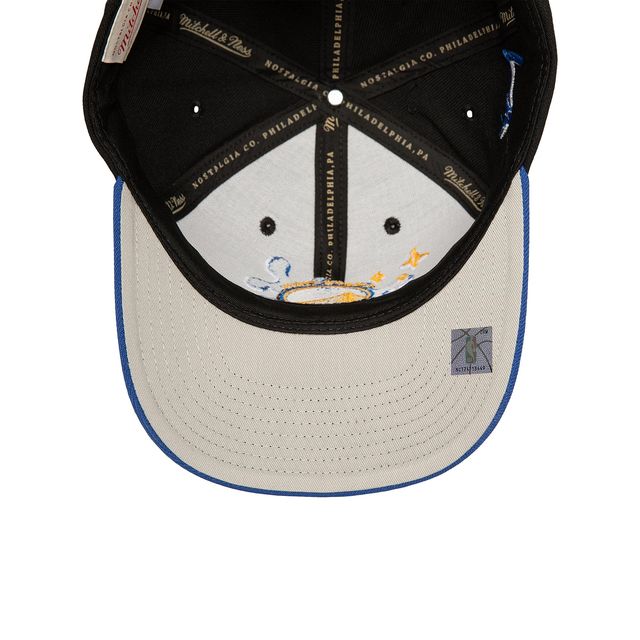 Mitchell & Ness NBA Golden State Warriors Triple Play Snapback Cap - Image 3